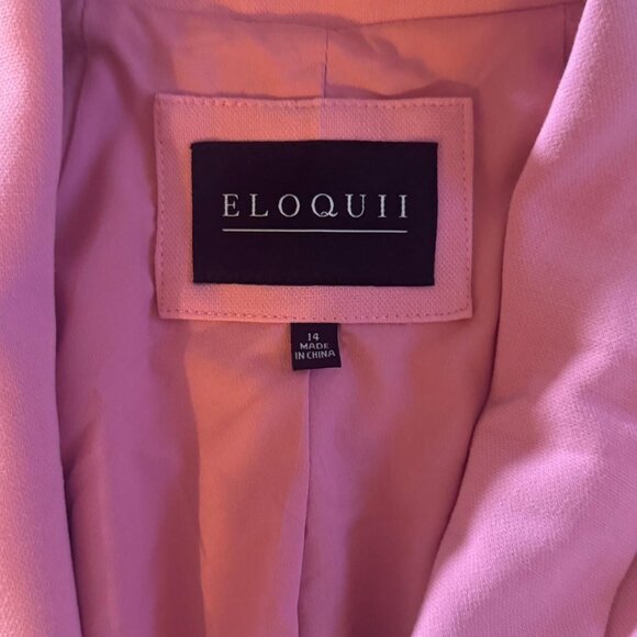 Gorgeous.Pink Eloquii Blazer with Button Details Size 14 - Picture 3 of 6